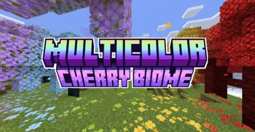 Multicolor Cherry Biome Texture Pack