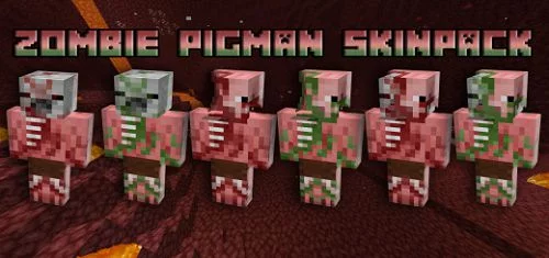 Zombie Pigman Skin Pack