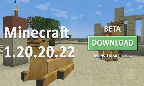 Minecraft PE 1.20.20.22 for Android