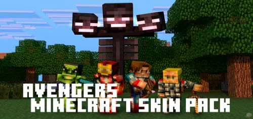 Minecraft Avengers Skin Pack