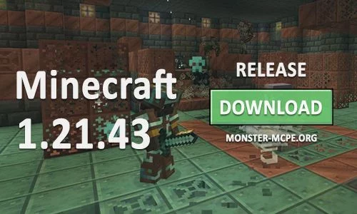 Minecraft PE 1.21.43 for Android