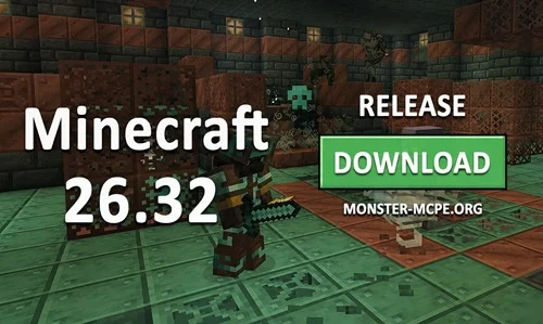 Minecraft PE 26.32 (1.26.32) for Android